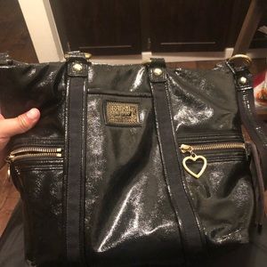 Coach black handbag
